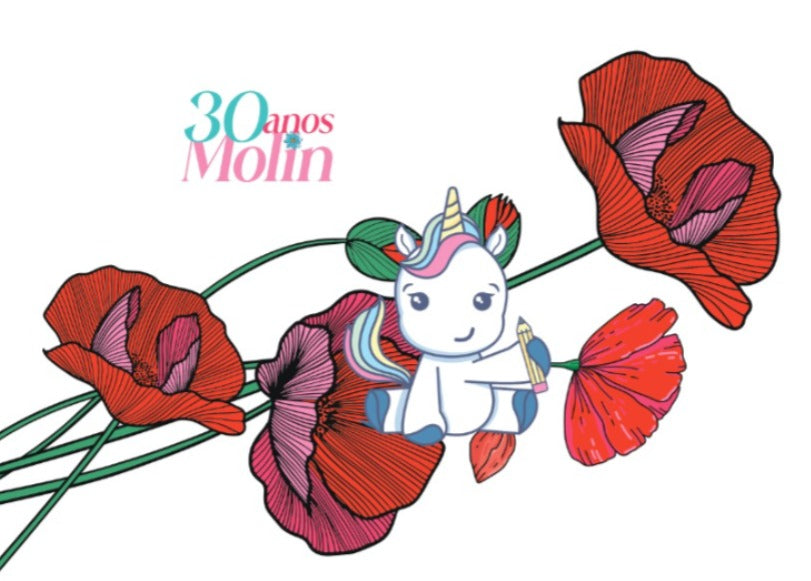 PRÉ VENDA - Mini Caixa Molin - Papelaria Unicórnio