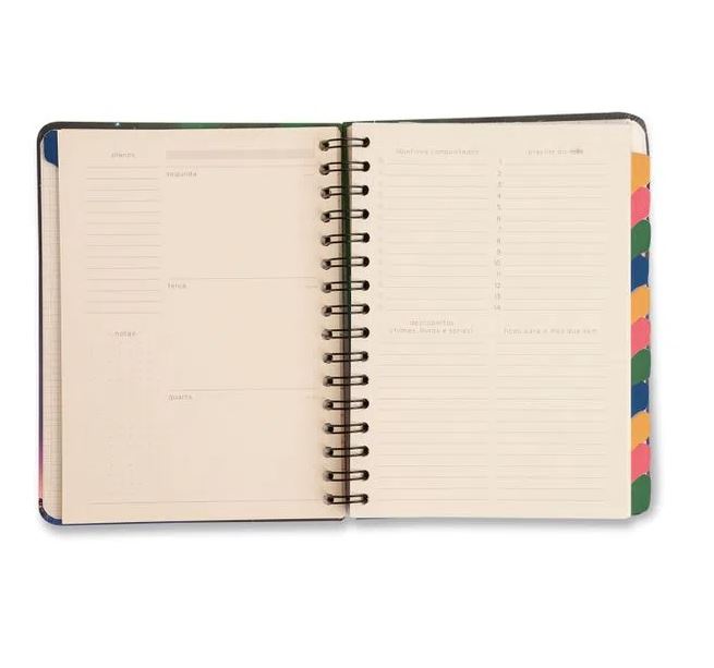 Planner Wire-o Permanente - Cícero - Clássica Café A5