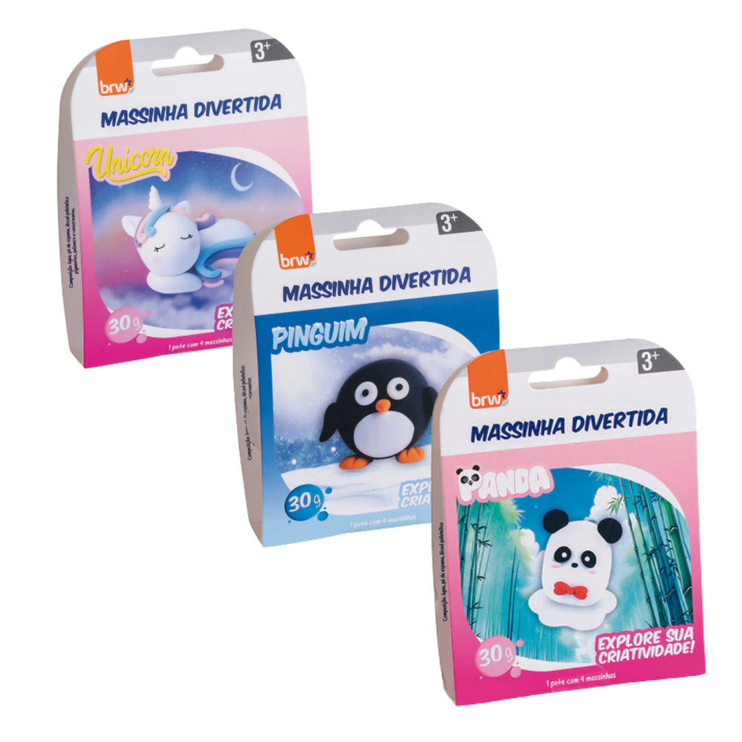 Massinha de Modelar - BRW - Divertida 30g