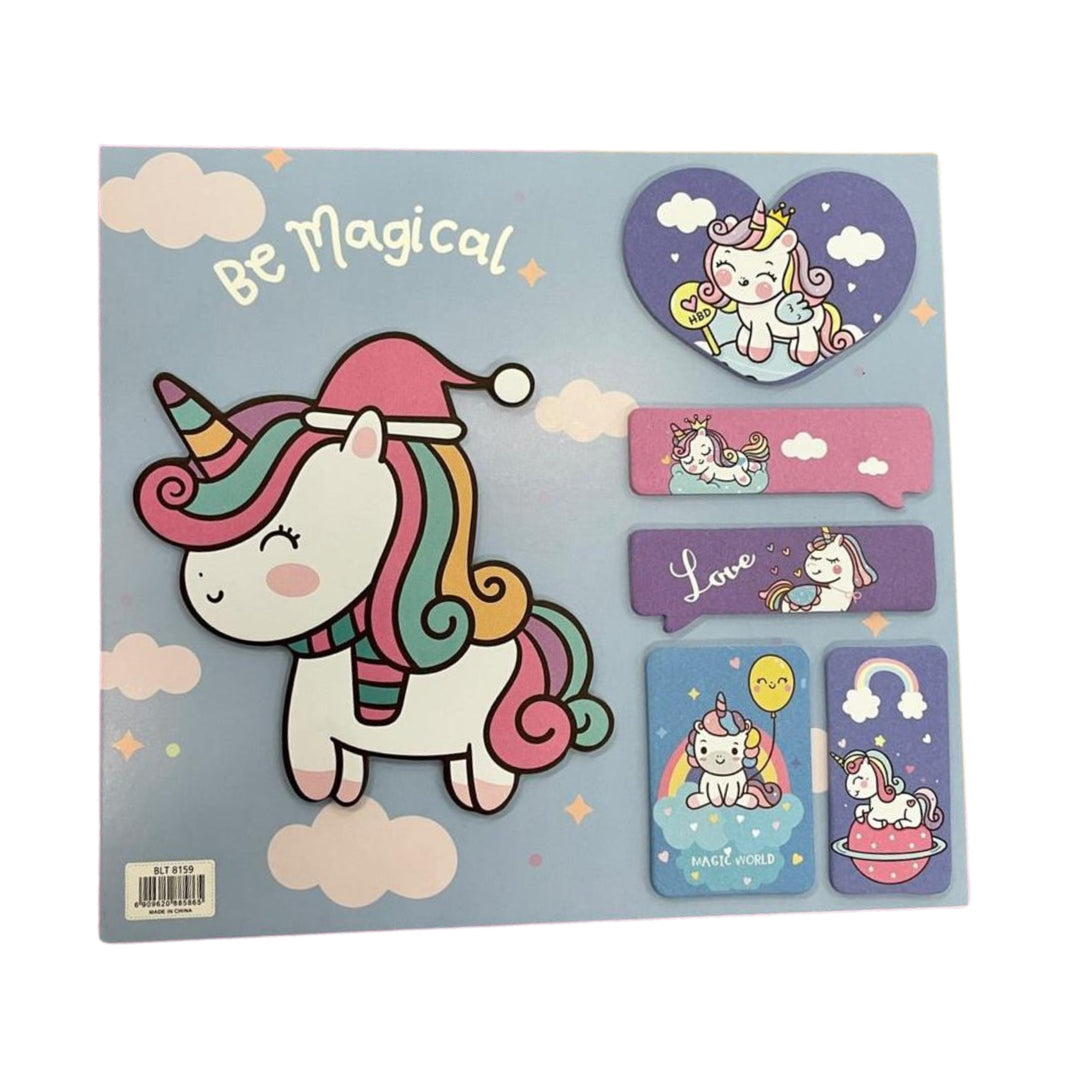 Bloco Adesivo - Papelaria Unicórnio -  Be Magical