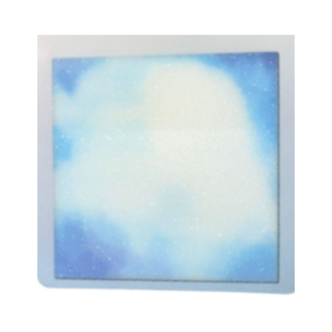 Bloco Adesivo - Starburst - Transparente com Glitter - 73x73mm