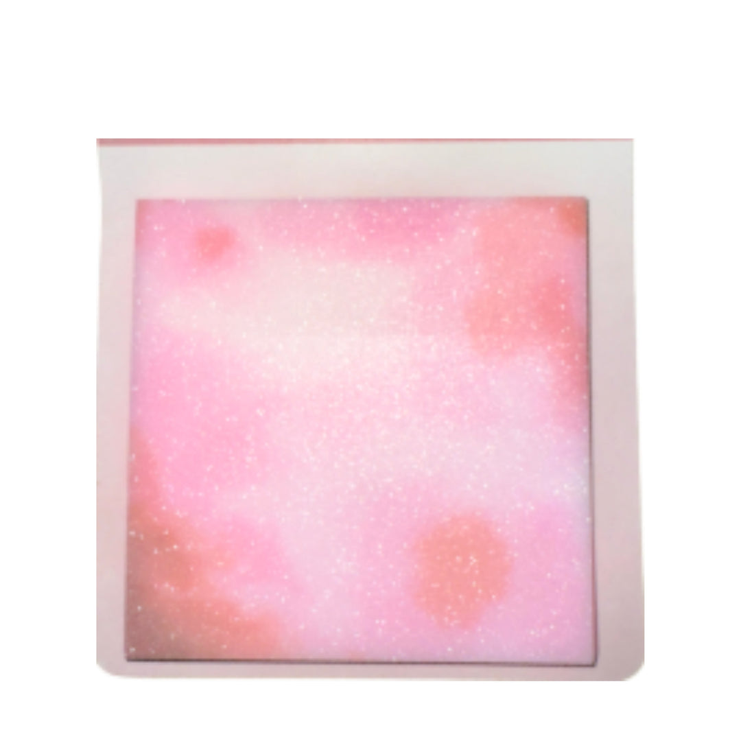 Bloco Adesivo - Starburst - Transparente com Glitter - 73x73mm