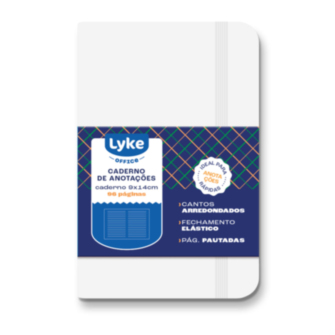 Caderno de Anotações - Lyke - 9 x 14cm - 96 Folhas