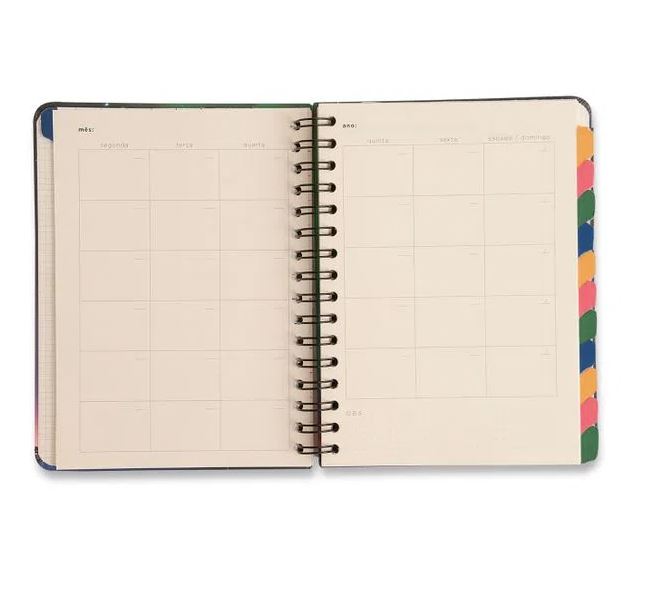 Planner Wire-o Permanente - Cícero - Clássica Café A5