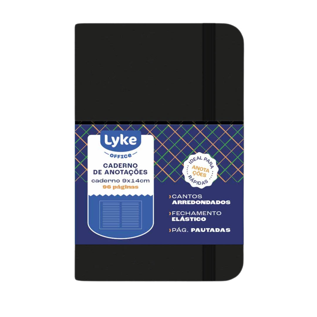 Caderno de Anotações - Lyke - 9 x 14cm - 96 Folhas