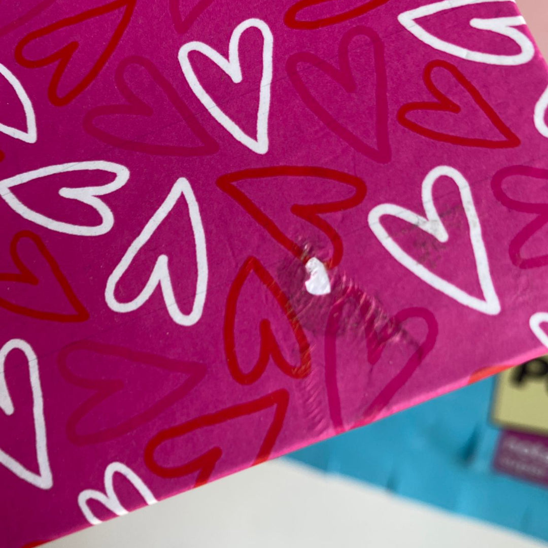 PEQUENO DEFEITO - Caderno Flow A5 Pontado - Papelaria Unicórnio -  Pink Mood Rosa Escuro c/ Adesivos