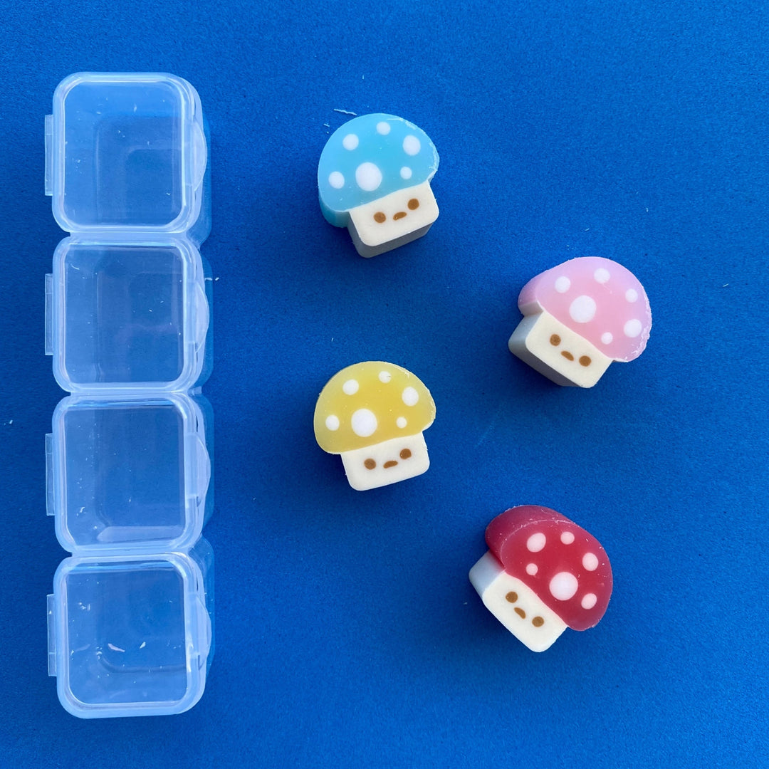 Borracha - Cogumelo - Kit com 4 unidades