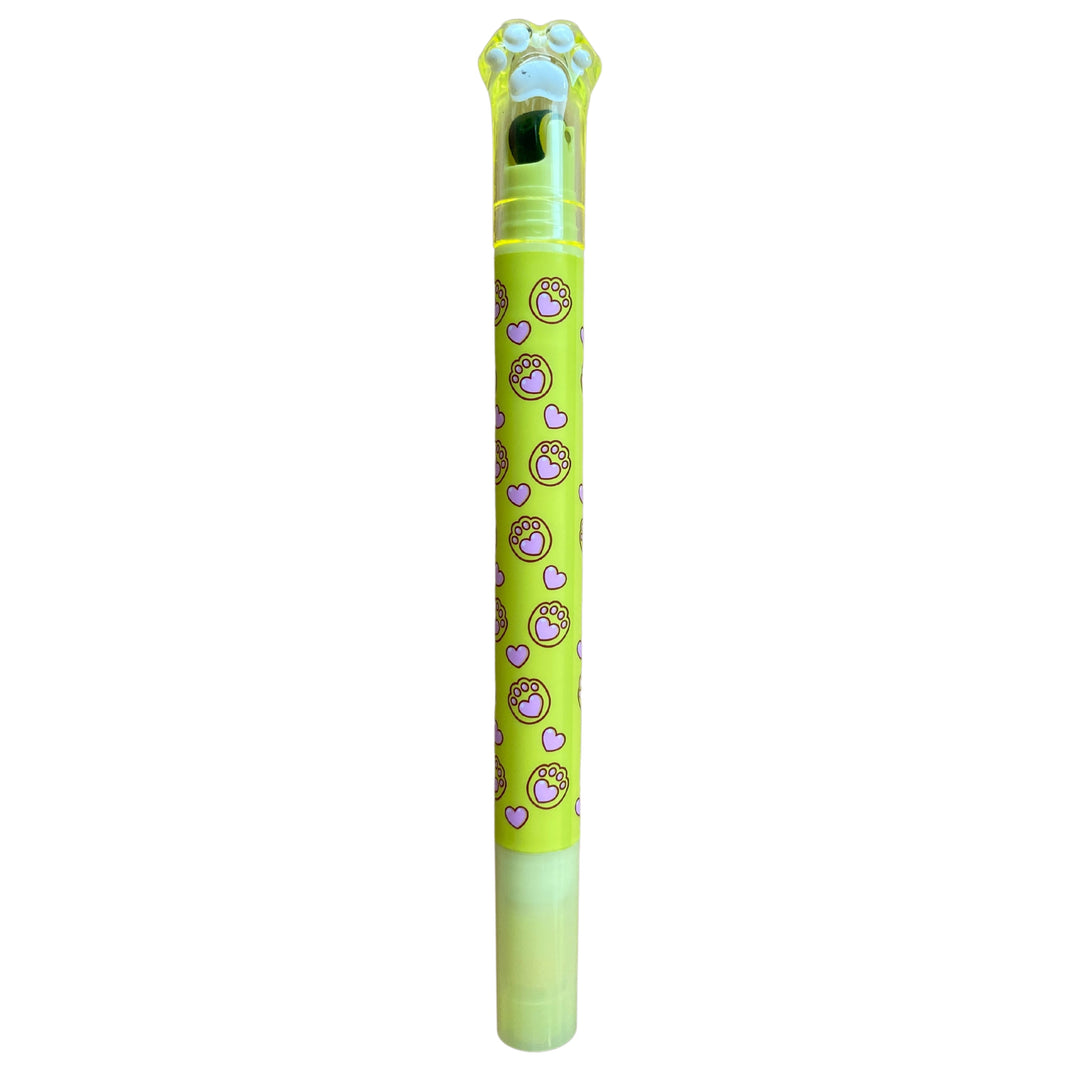 Marca Texto + Carimbo Roller - Lyke - Glitter c/ Cheirinho
