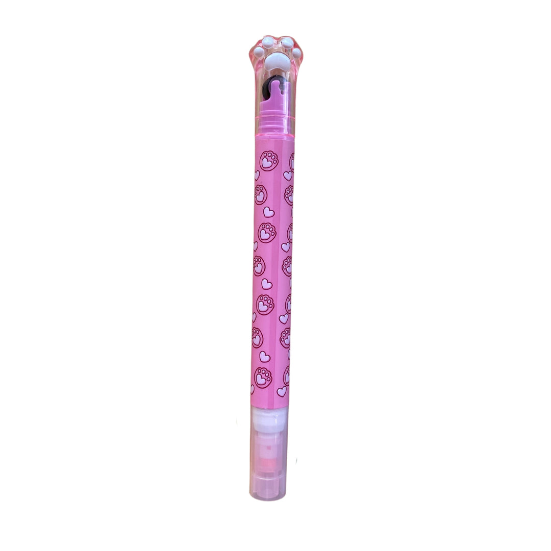 Marca Texto + Carimbo Roller - Lyke - Glitter c/ Cheirinho