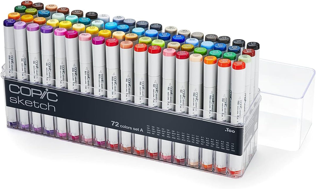 Copic Marcadores Marker Set A, 72 Cores - OFERTA DO DIA