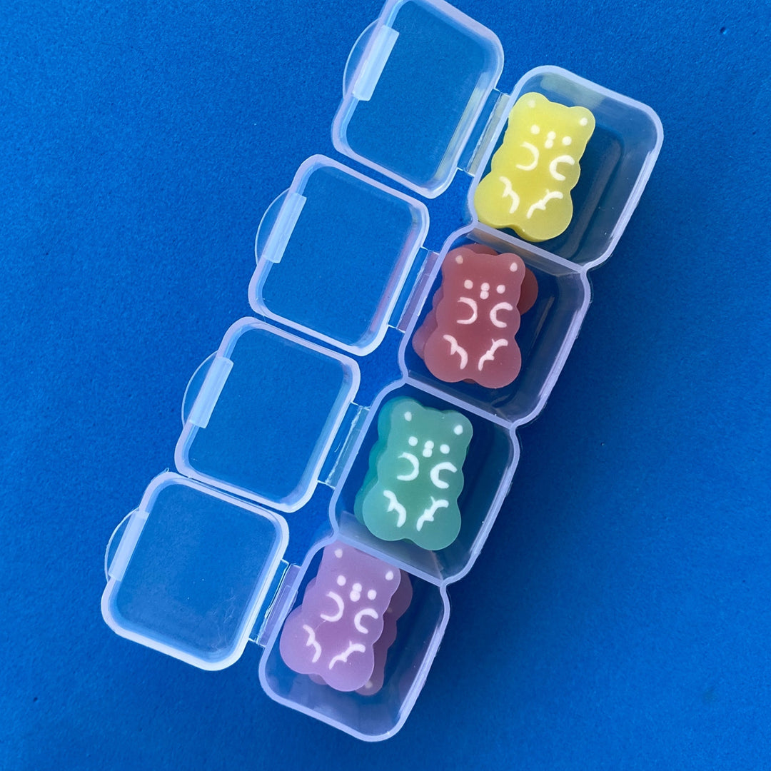 Borracha - Ursinhos - Kit com 4 unidades