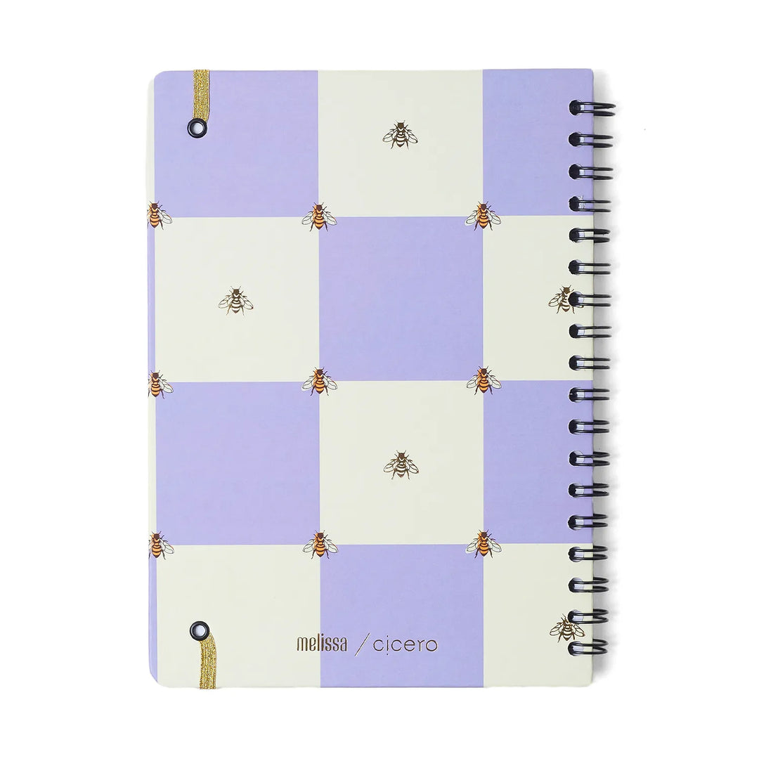 Caderno Colegial 17x24 - Cicero - Melissa - Casa das Abelhas - Pautado - 1 Máteria
