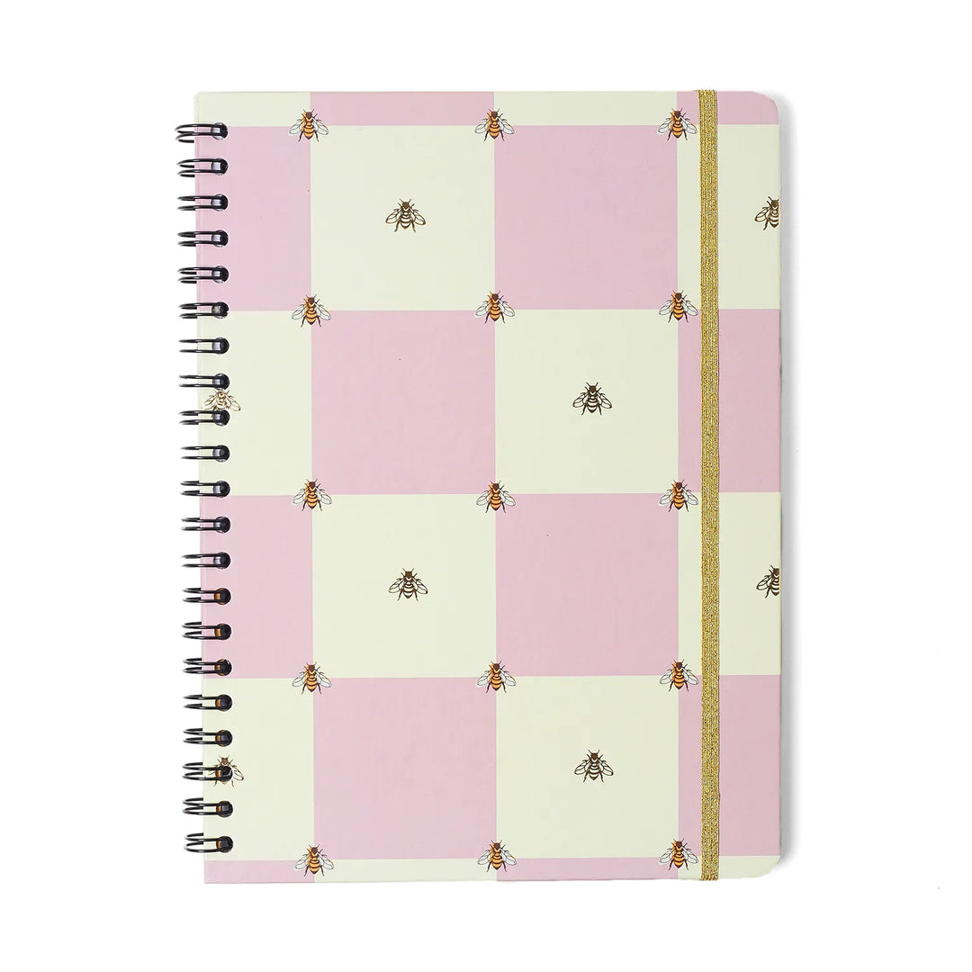 Caderno Universitário - Cícero - Melissa - Casa das Abelhas Rosê - 80 Folhas