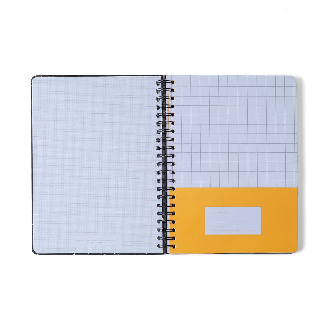 Caderno Universitário - Cicero - Melissa - Casinha das Abelhas Lilás - 160 Folhas