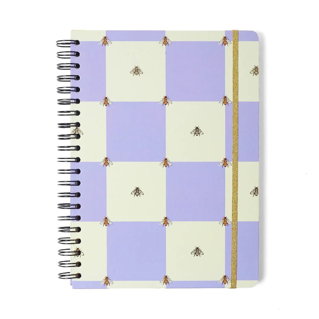 Caderno Universitário - Cicero - Melissa - Casinha das Abelhas Lilás - 160 Folhas