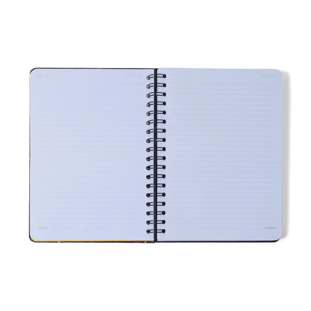Caderno Colegial 17x24 - Cicero - Litoral - Revoada Off White - Pautado - 10 Matérias