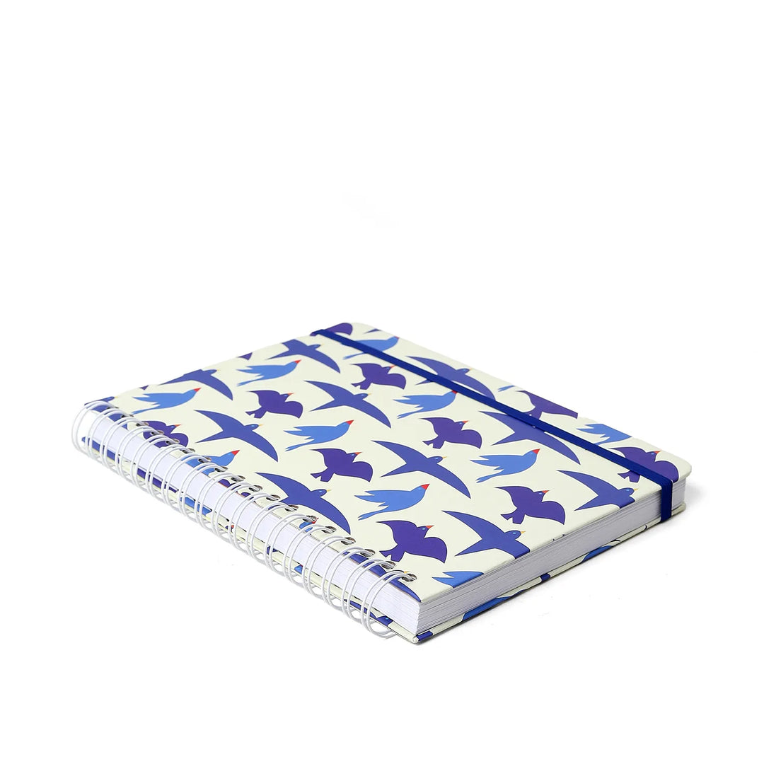 Caderno Colegial 17x24 - Cicero - Litoral - Revoada Off White - Pautado - 10 Matérias