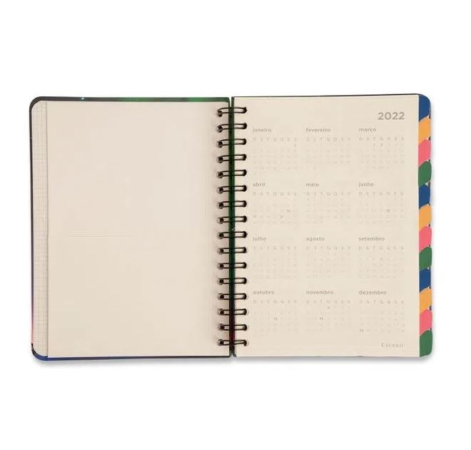 Planner Wire-o Permanente - Cícero - Clássica Café A5