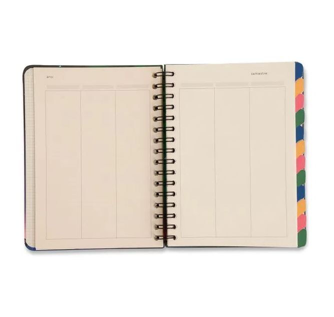 Planner Wire-o Permanente - Cícero - Clássica Café A5