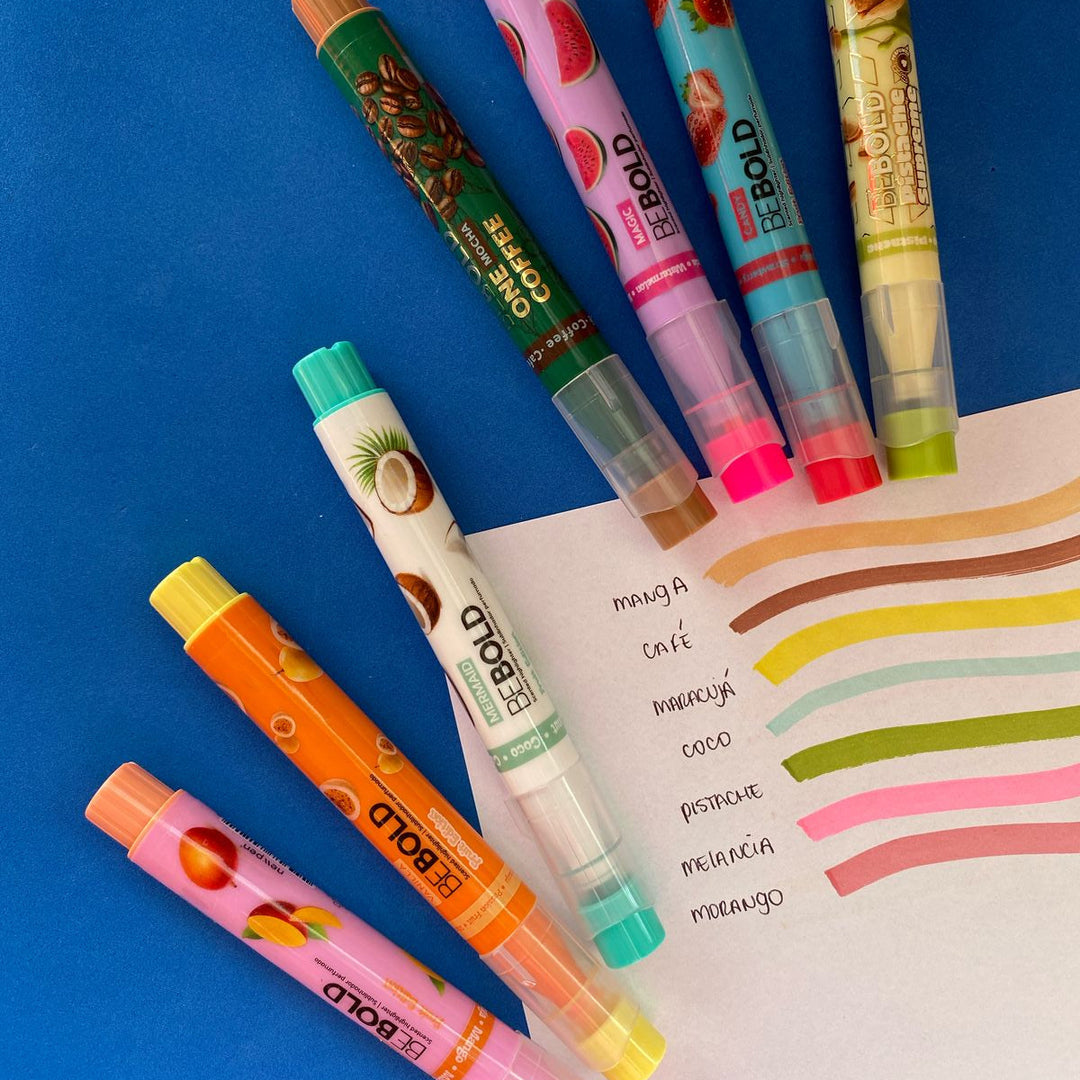 Marca Texto - Newpen - Be Bold - Fruit Edition c/ Cheirinho - Avulso