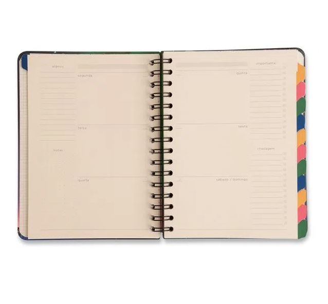 Planner Wire-o Permanente - Cícero - Clássica Café A5